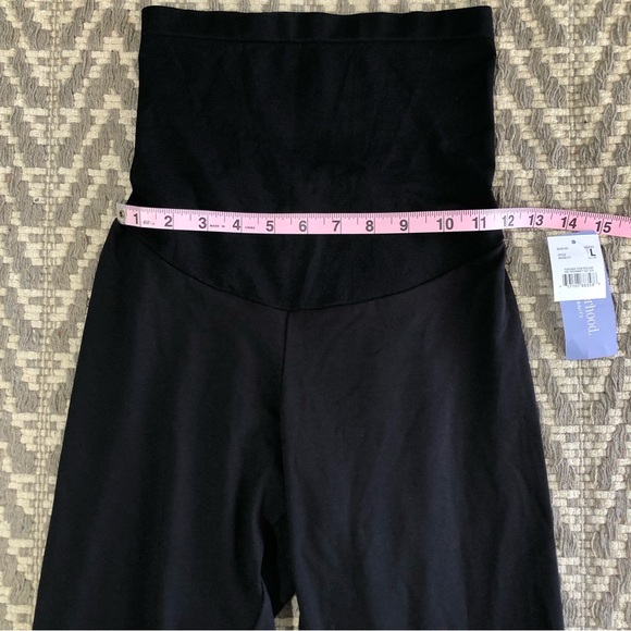 Motherhood Maternity essential stretch secret fit belly maternity crop leggings - Picture 3 of 10